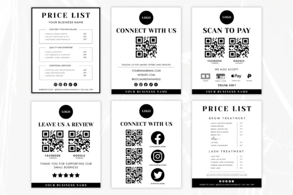 Download Editable Small Business Sign Bundle - Small business Collection