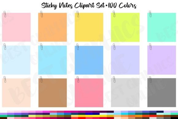 Download Little Post It Notes Clipart Set Images - Premium Resources