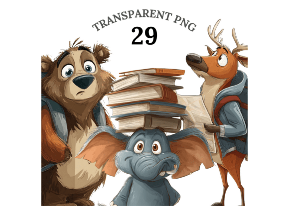 Download School Animal Clipart Set - Set Collection