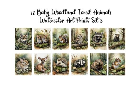 Download Baby Woodland Forest Animals Set 3 - Set Collection