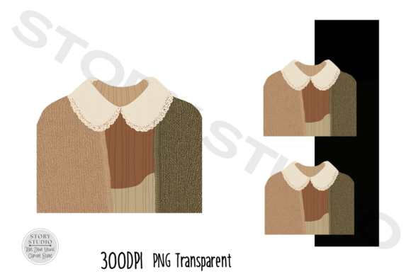 Download Cozy Patchwork Sweater Clipart Set - Set Collection