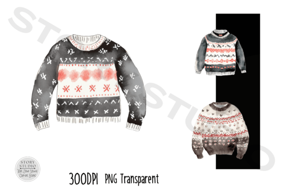 Download Cozy Winter Sweater Clipart Set - Set Collection