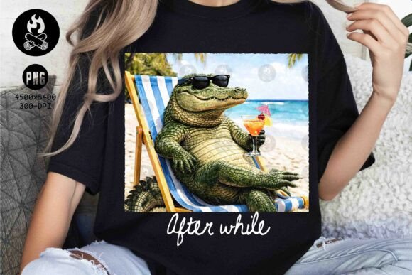 Download After While Crocodile Beach Png - Crocodile Collection