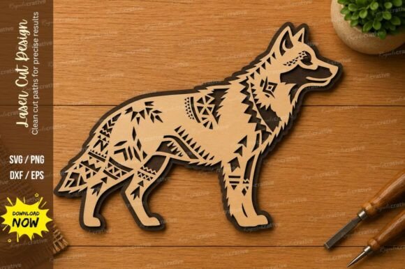 Download Wolf Wildlife Silhouette Wall Art Laser - Wildlife silhouette Collection