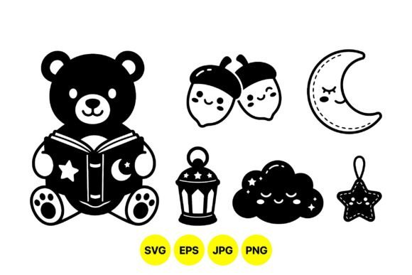 Download Cute Woodland Baby Clipart Set - Set Collection