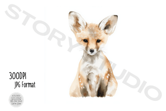 Download Adorable Baby Fox Animal Clipart Set - Set Collection