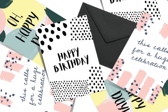 Download Greeting Card Template Set - Set Collection