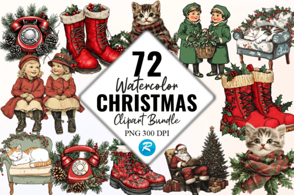 Download Christmas Clipart Bundle, Christmas PNG - Premium Resources