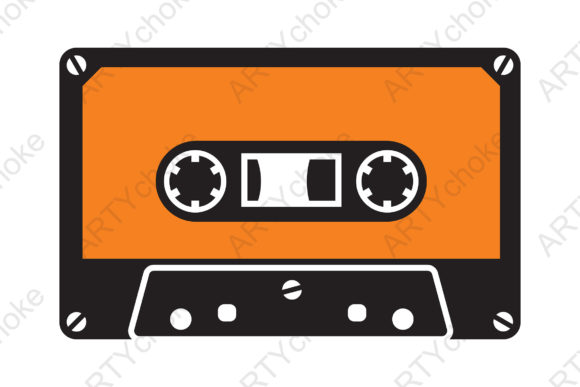 Download Audio Cassette Tape. SVG File for Cricut - Set Collection