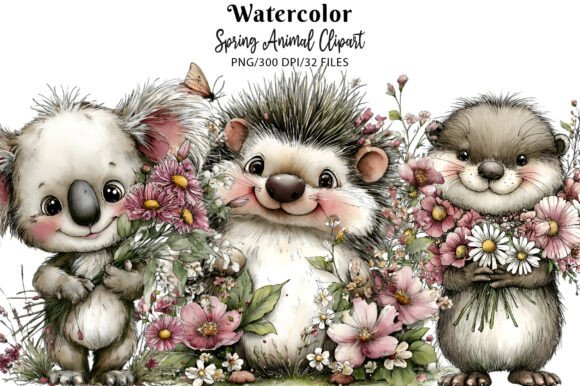 Download Spring Animal Clipart Set - Set Collection