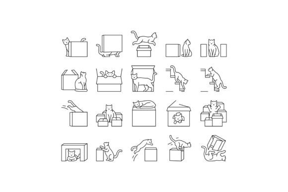 Download Preposition English Language Icons Set - Set Collection