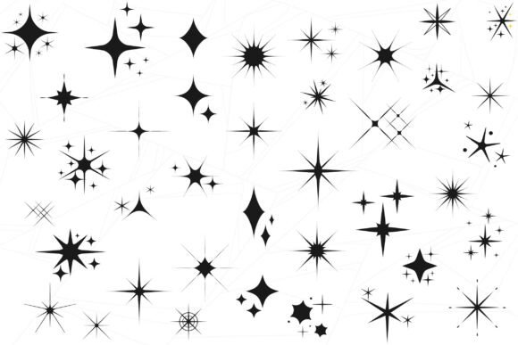Download Sparkle Stars. SVG File Ready for Cricut - Stars Collection