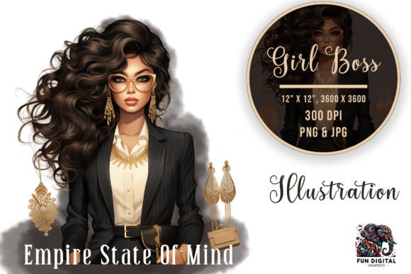 Download Chic CEO Fashion Illustration Set - Set Collection